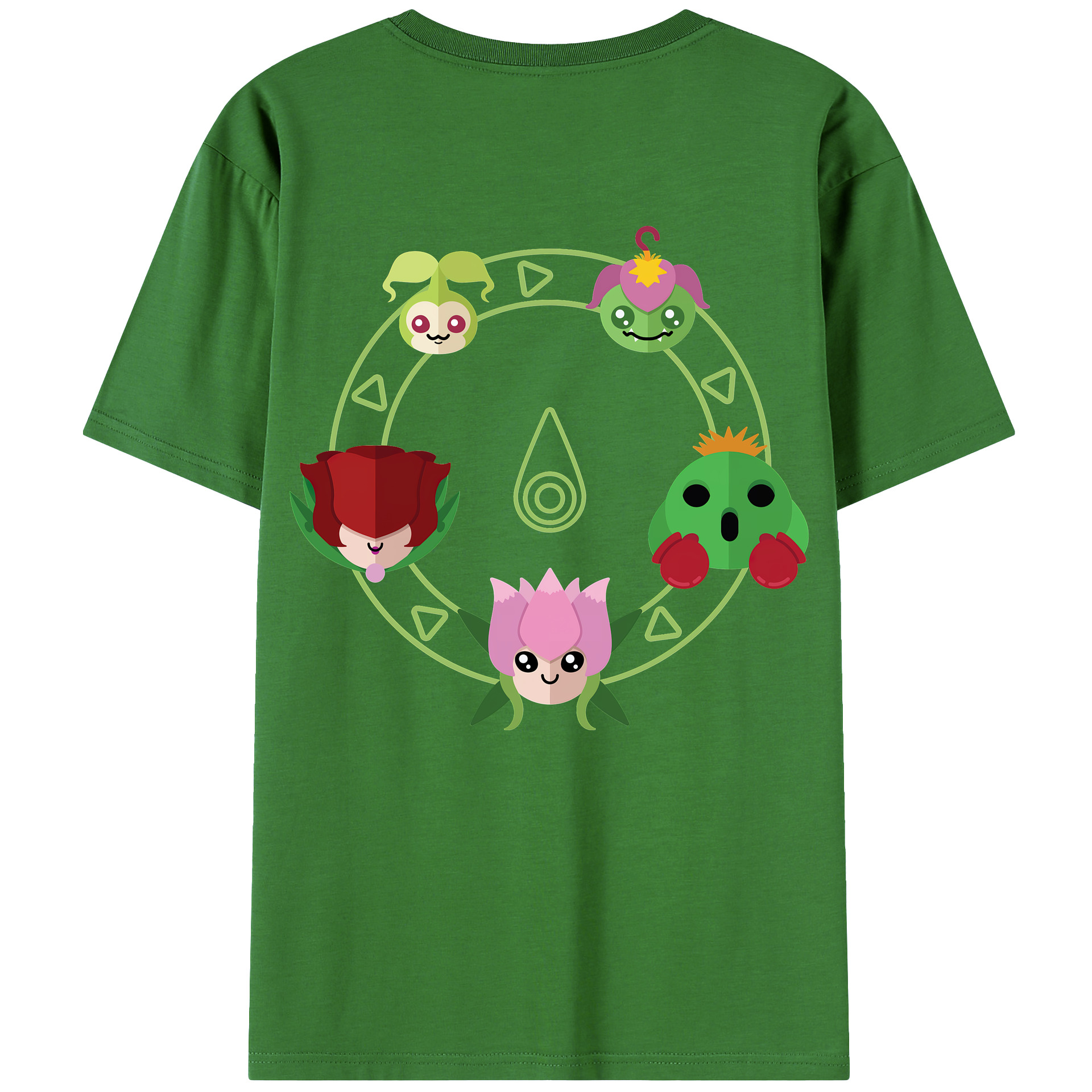 （画像用） Digimon デジタルモンスター/デジモン レディース半袖Tシャツ(バックプリント)